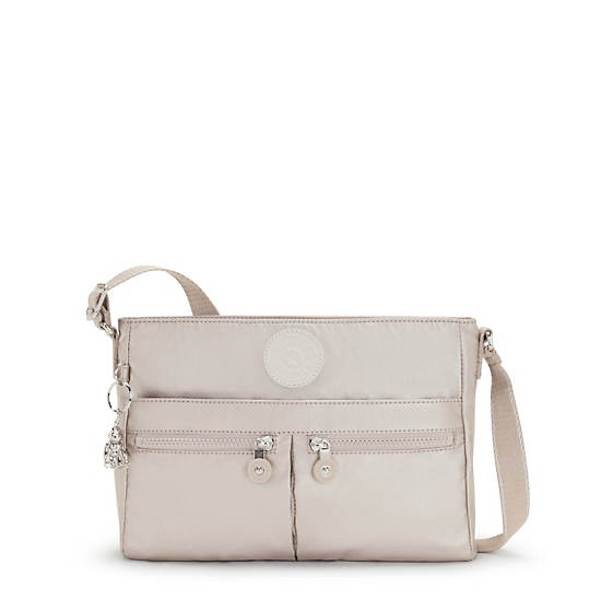 Kipling New Angie Metallic Crossbody Bags Metallic Glow | CA 1199XY